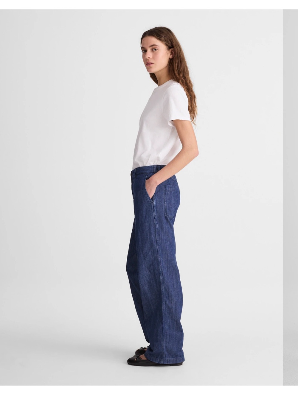 Madewell The Zoe Relaxed Straight Denim Pant - Picture 3 of 11